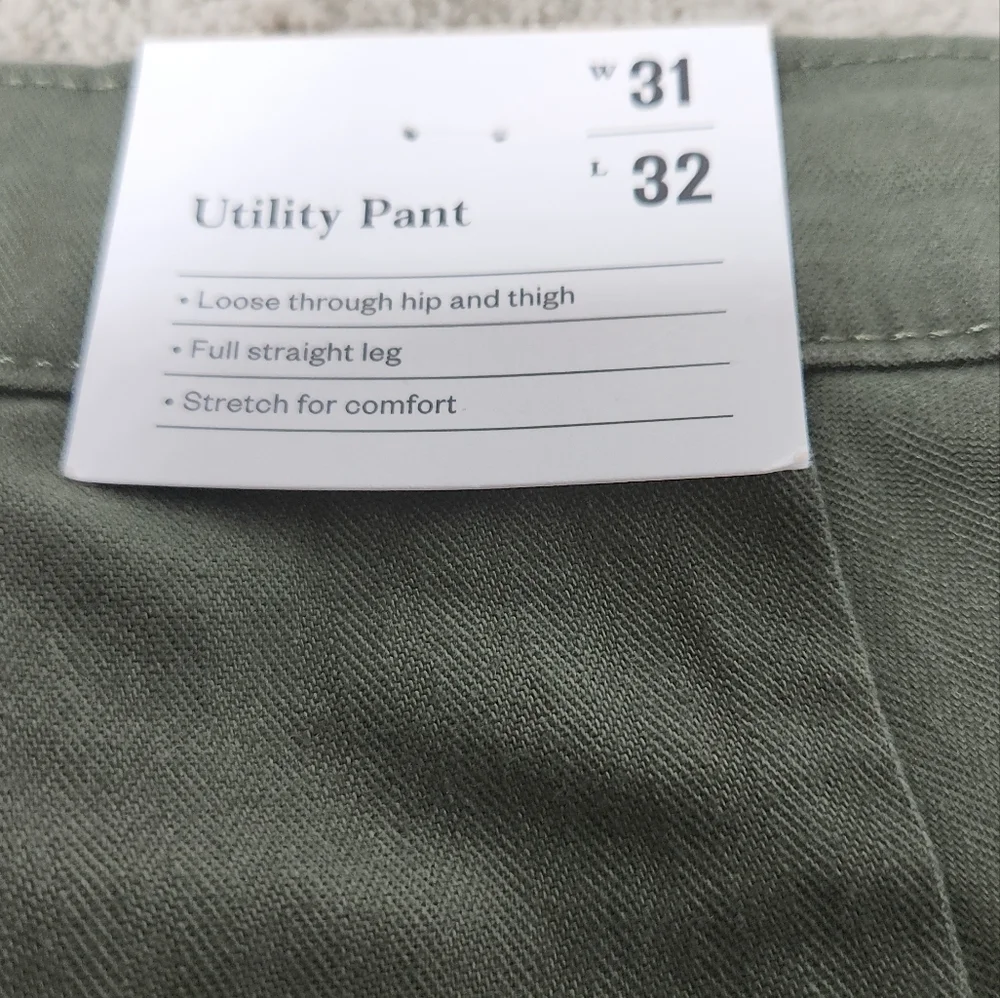 Men's Utility Pants - Goodfellow & Co - Green - 31W X 32L